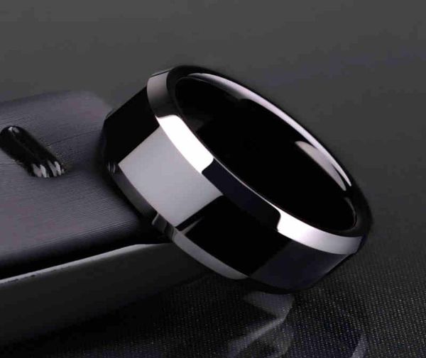 

ring men titanium black01234567891011121314153436444, Silver