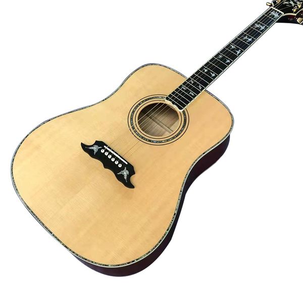 

41" d-barrel hummingbird series acoustic guitar