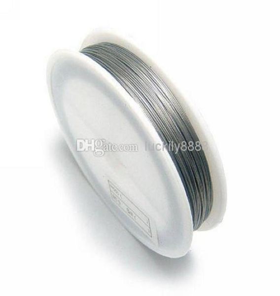 

whole 10pcslot 05mm stainless steel wire beading wire nyllon coated stainless steel wire jewelry cords findings5384289, White;red