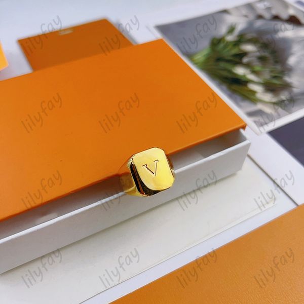 

luxury jewelry gold signet ring designer ring womens classic flowers love rings for women retro 925 silver mens letters anelli ringe 2023