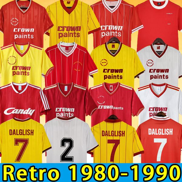 

dalglish heskey mens retro soccer jerseys fowler gerrard torres kuyt home away football shirt suarez mcmanaman 82 83 84 85 86 87 88 89 1965, Black;yellow