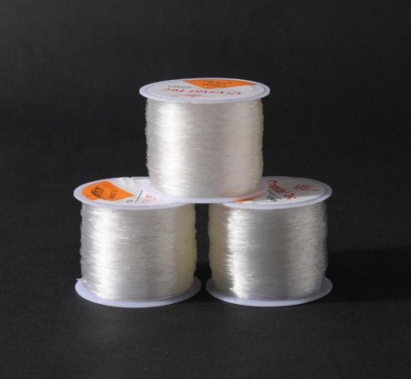 

05mm 06mm 08mm 1mm diameter crystal elastic beading cord string thread jewelry findings for diy fashion necklace bracelet7338565, White;red