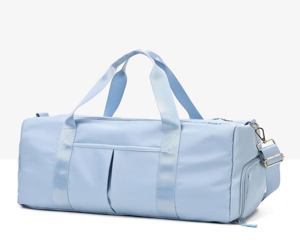 

yoga bag hand bags female wet waterproof large ggage short travel bag with brand logo9839277