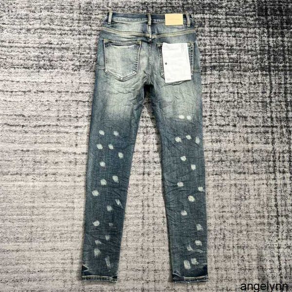 

men's jeans european jean purple luxury brand men embroidery patchwork ripped for trend motorcycle pant mens skinny designer jeans mens, Blue