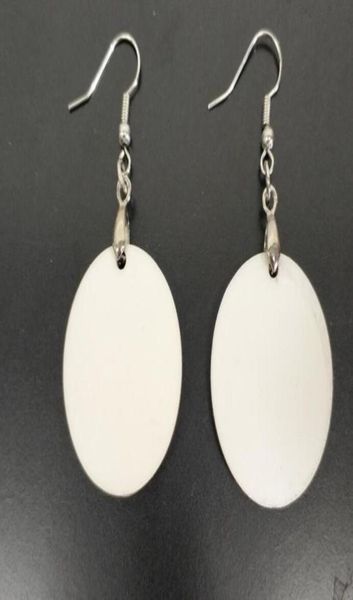 

dangle chandelier earrings jewelry new sublimation earring diy round dangler manual blank eardrop handwork for gift by yourse6188037, Silver