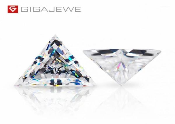 

gigajewe d colour excellent triangle cut moissanite loose diamond pass gems stone for jewelry making12258371