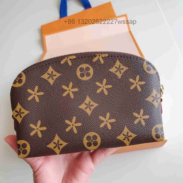 

m47515 cosmetic make up bag luxurys leather flower toiletry travel wash pouch makeup shoulder bags totes clutch cross body handbags designer
