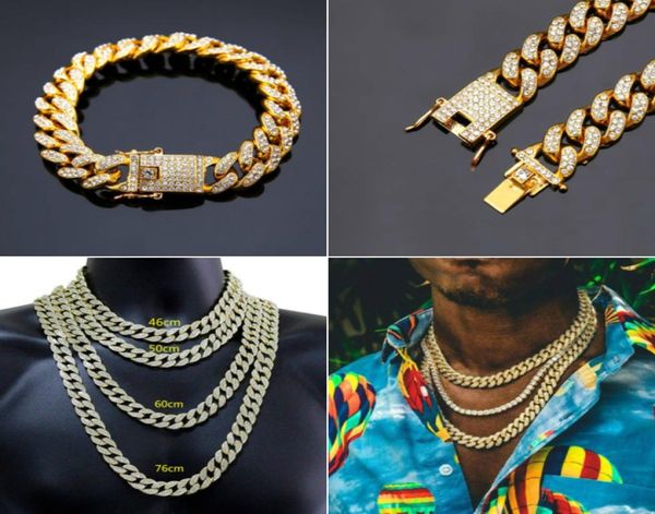 

designer mens jewelry 14k gold miami cuban link curb chain 14mm for mens womens necklace real durable antitarnish plated8190871, Silver