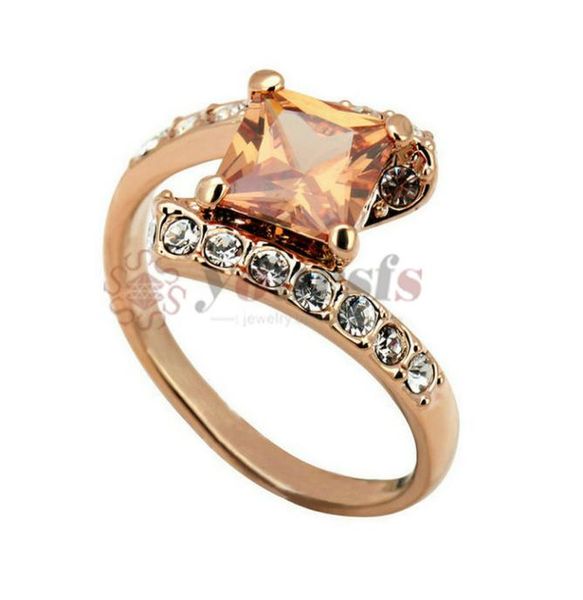 

yoursfs fashion jewelry 18k gold plated zircon woman engagement wedding gift4457244, Silver