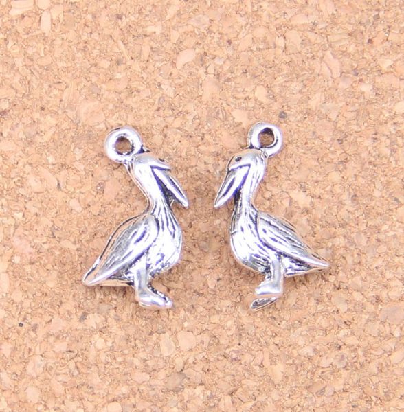 

100pcs antique silver bronze plated pelican sea bird charms pendant diy necklace bracelet bangle findings 189mm5530470, Bronze;silver