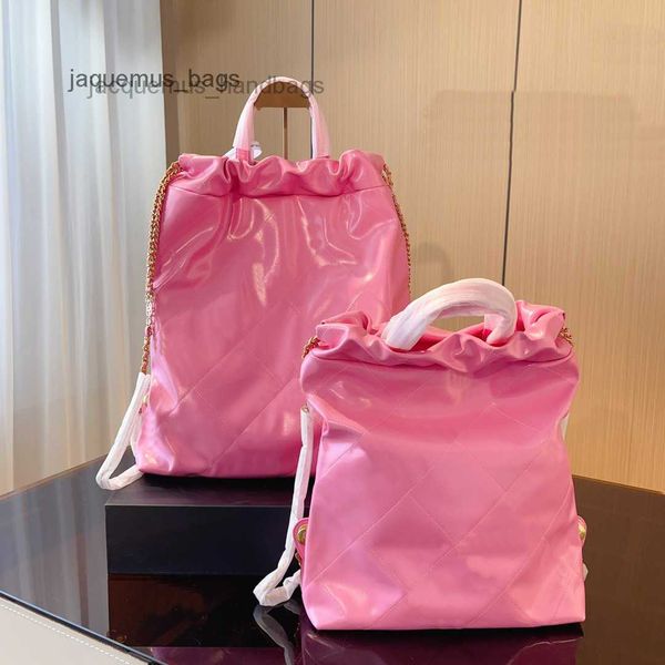 

ch an el mirror quality designer bag women men garbage bag drawstring designer backpacks designer shoulder bag leather casual back pack 2304