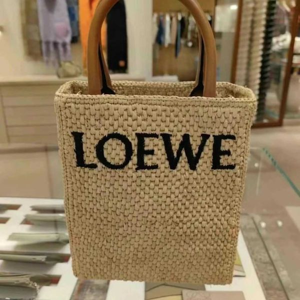 

luxury designer loevve bag fashion tote shoulder canvas bags piano score woven french grass handwoven one hand to improve quality women&#039