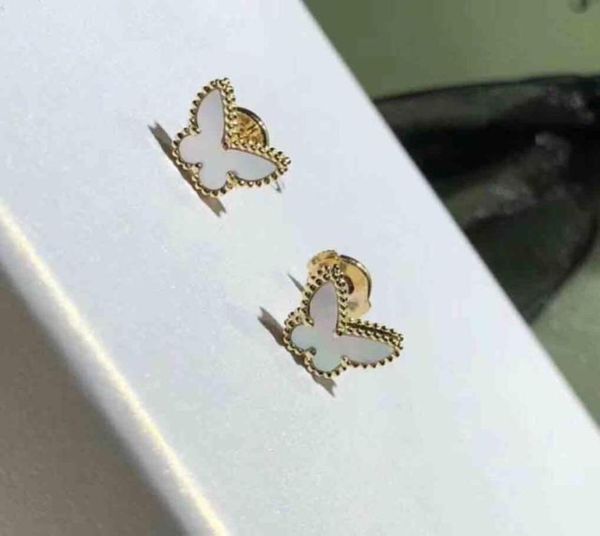 

v gold luxurious quality special pendant necklace with white shell for women engagement earring bracelet have stamp normal box ps89581963, Golden