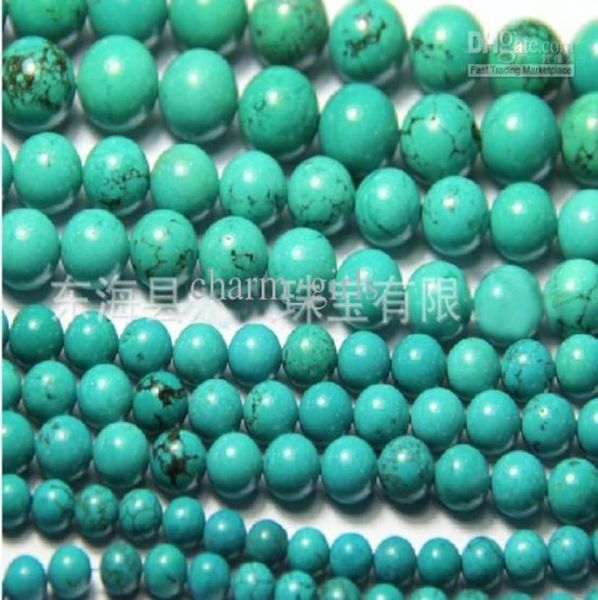 

4mm 6mm 8mm 10mm 12mm 14mm 16mm natural stone loose beads turquoise beads diy bracelet necklace 100pcs5525481, Black