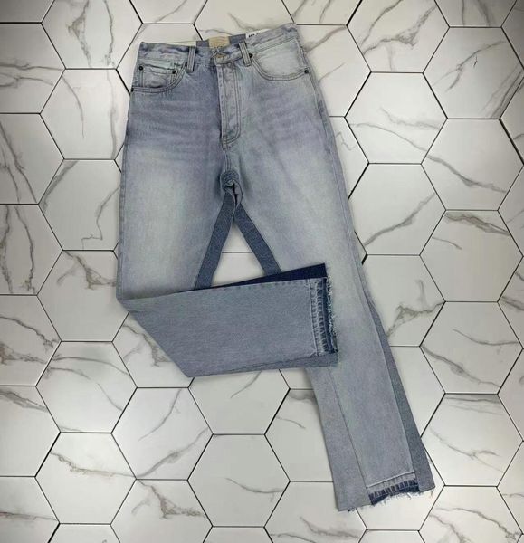 

hm572 mens jeans distressed motorcycle biker jean rock skinny slim ripped hole stripe fashionable snake embroidery de3906927, Blue