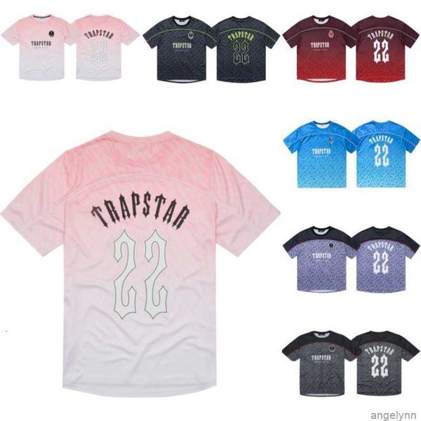 

football jersey mens trapstar t shirt designer short sleeve summer cause hip hop street 4egx, White;black