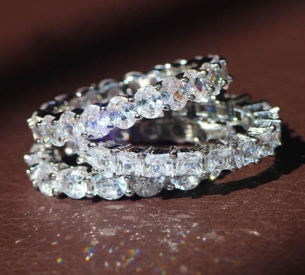 

victoria wieck brand new infinity luxury jewelry 925 sterling silver white z cz diamnond party women wedding band ring for wom6965649, Slivery;golden