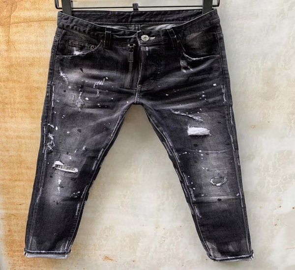 

2021 new brand of fashionable european and american men039s casual jeans highgrade washing pure hand grinding quality optim9535538, Blue