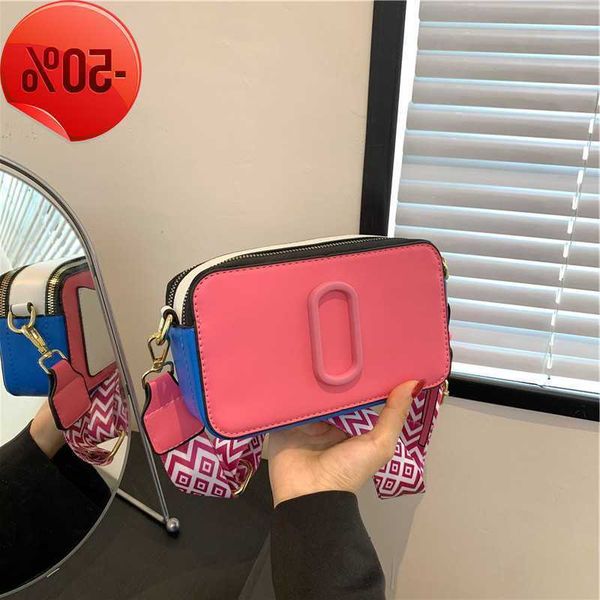 

stylish shoulder bag for women small dign 2023 summer bag fashionable wide shoulder strap one crossbody versatile square handbags designers