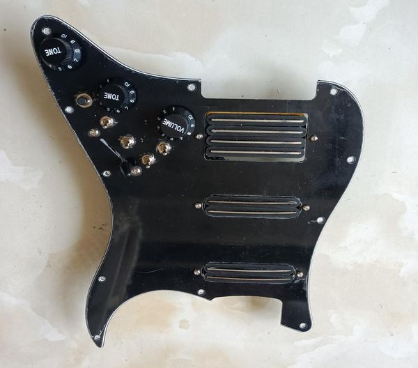 

ssh upgrade prewired strat pickguard pickups multifunction with dual rail high output black pickups 4 single cut way switch 206115537