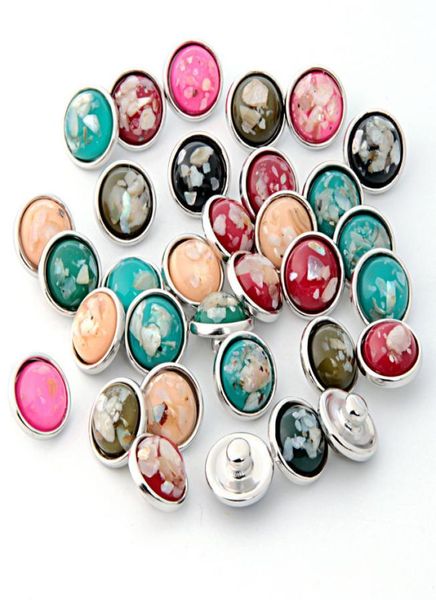 

60pcs lot 12mm snap button charms resin amber snaps for bracelet necklace rings jewelry chunk4968163