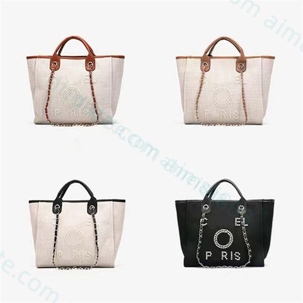 

beach bags luxury designer handbags shoulders bag fashion style cross body bags totes shopping bags two color stitching canvas