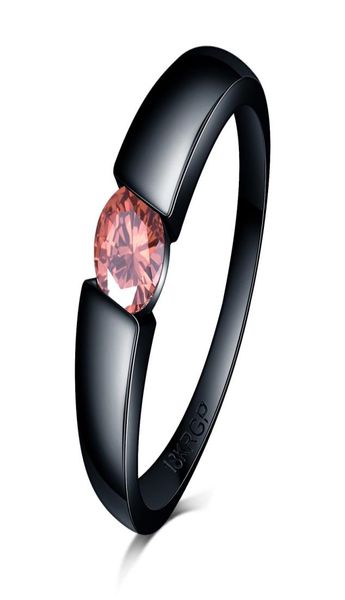 

vintage red blue purple yellow green zircon cz 18krgp stamp black gold filled diamond wedding ring rhinestone engagement ring for 1375336, Slivery;golden