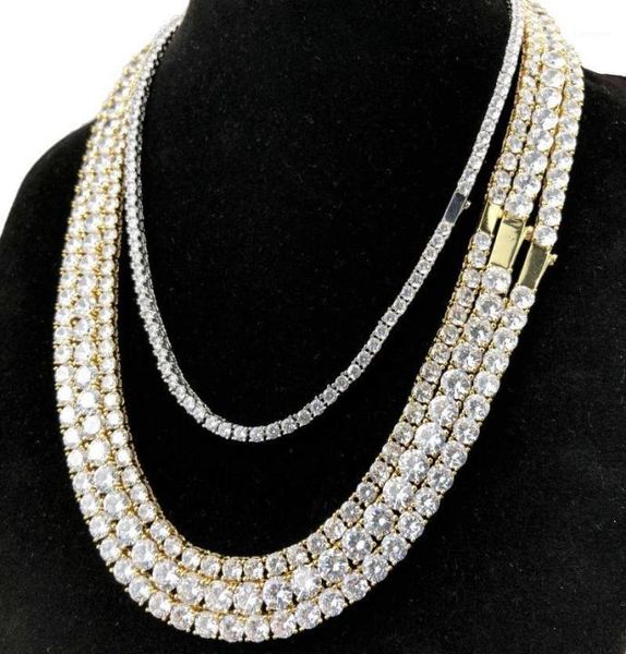 

hip hop gold jewelry fashion 3mm and 4mm tennis chain10121973116, Silver