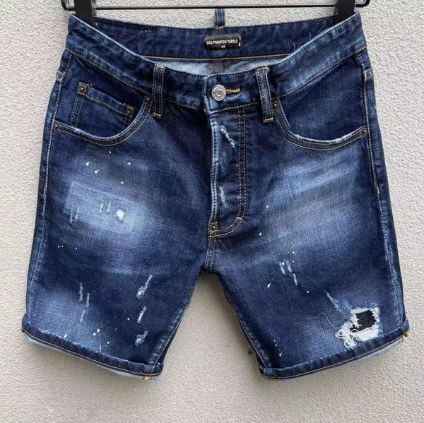 

dsq phantom turtle jeans men jean mens luxury designer skinny ripped cool guy causal hole denim fashion brand fit jeans man washed1063059, Blue