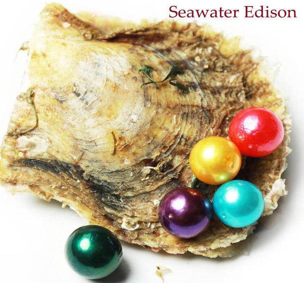 

new rainbow 912mm edison pearl in seawater oyster wish pearl meaning funny birthday gift for women party diy jewellery4800720, White