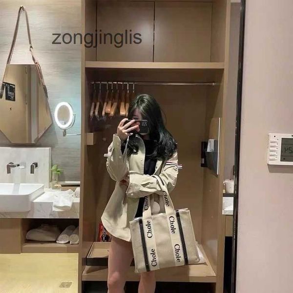 

outlet cloe bags tote designer handbags women handbag portable 2023 hands new large high-quality single-shoulder canvas small design female