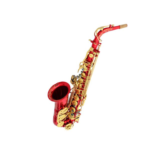 

sax instruments advanced professional alto eb painted red saxophone