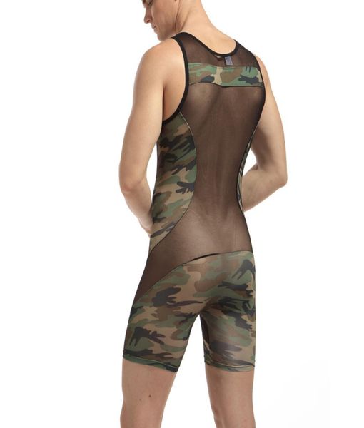 

mens underwear male panties bodysuit panties camouflage men clothing bodysuit masculino jumpsuit active mens bodywear wrestli2896717, Black;white