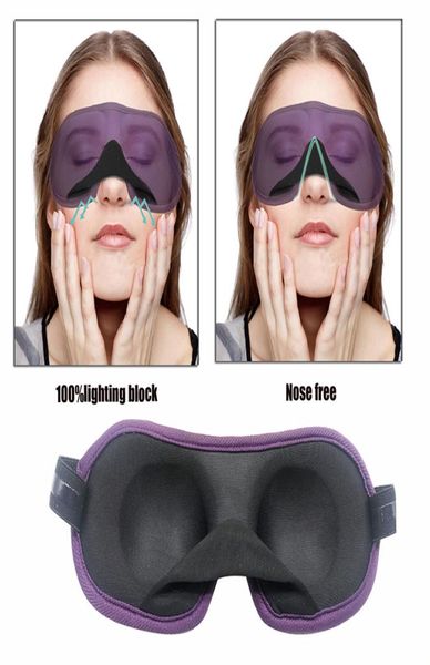 

3d sleep mask natural sleeping eye eyeshade cover shade patch women men soft portable blindfold travel eyepatch6135848