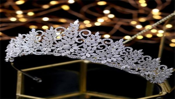 

amazing queen tiara vintage headpiece wedding crowns bridal hair jewelry tocado novia wedding hair accessories 2102035300513, White;golden