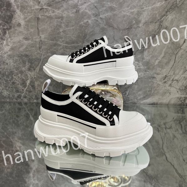 

new luxury designer stage shoe increased casual shoes fashionable sports platform mens womens white lace up alexander sneakers xsd230424, Black
