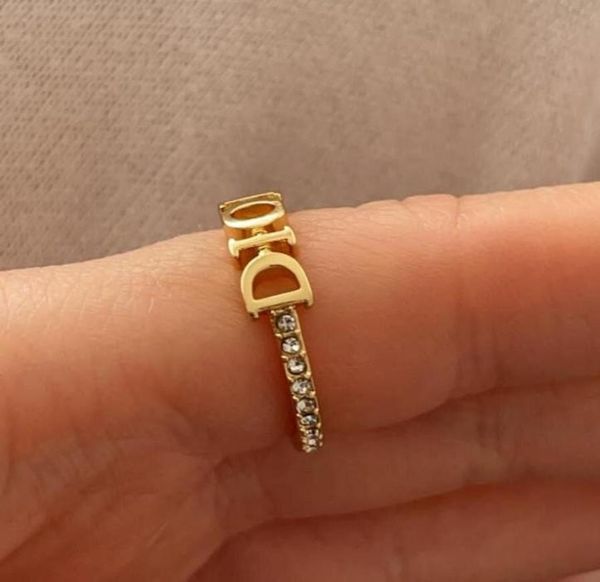 

band rings 2023 engrave love tiny ring cz heart extravagant gold silver matt black brass letter diamond rings women men wedding je4444410