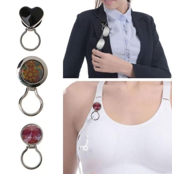 

pins brooches magnetic metal eyeglass badge holder eyewear sunglasses safety brooch7275307, Gray