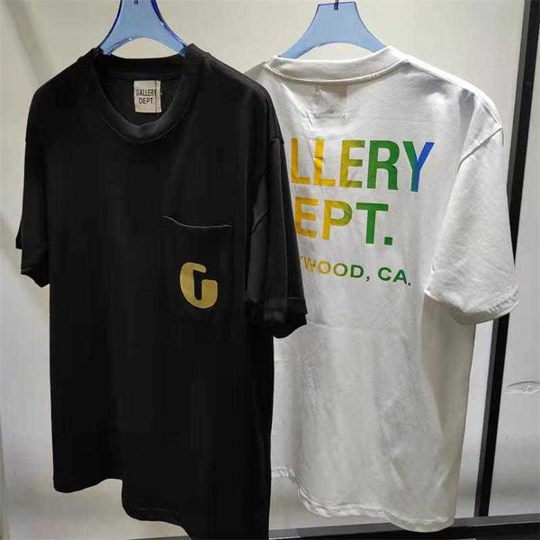 

dept designer gd t shirt gallery for man fog short high street distressed wash gradient g pocket print men's and women's short sle, White;black