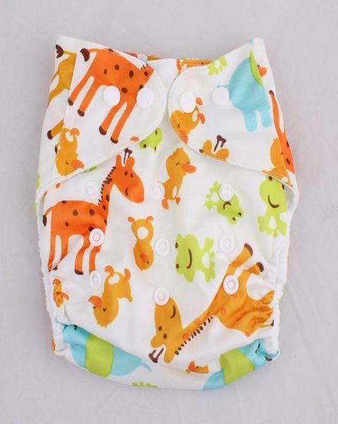 

2020 organic printed cartoon colorful baby cloth diapers with insert nappy 4495665