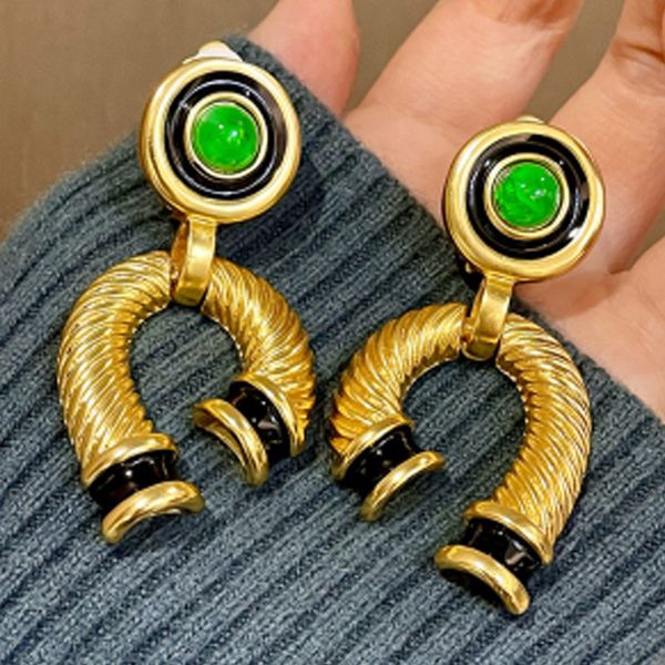 

fashion design earrings, high design earrings syle1479, Golden