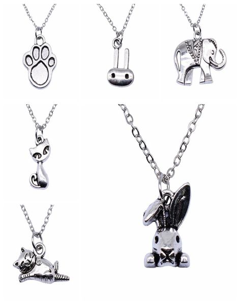 

gift for wedding 1pcs animal charms women necklace 405cm choker necklace9941574, Silver