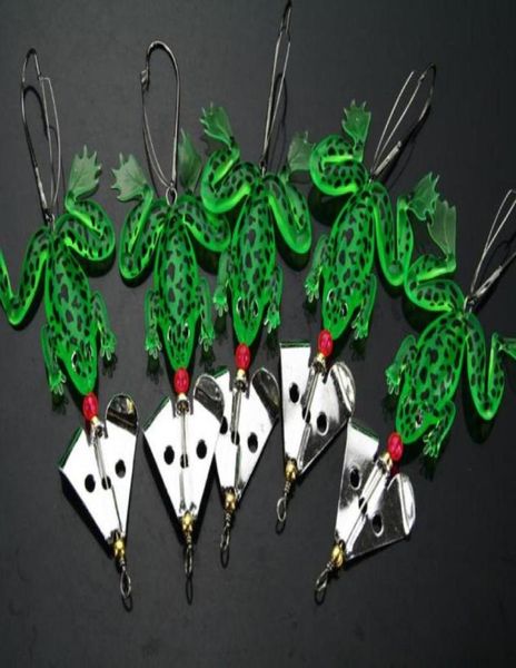 

100pcs new fishing frog weedless ater lures baits hooks 63g38872187972906
