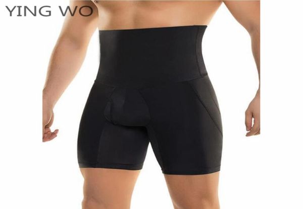 

wholeplus size high waist tummy control waist cincher boyshorts body shaper 5xl less beer belly tummy trimmer butt lifting sh3991270, Black;brown
