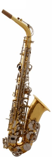 

axophone e-flat alto with golden nickel keys