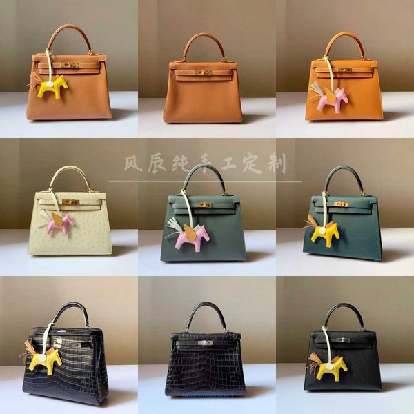 

original luxury designer tote bags h home kelys online store family full hand sewn lychee pattern tc cowhide inner bag 25cm portable womens