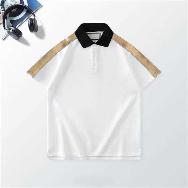 

designer fashion polo shirt luxury italian men's t-shirts short sleeve casual summer t-shirt various colors available size m-2xl f75z, White;black
