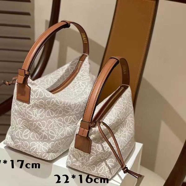 

luxury designer loevve bag fashion tote shoulder canvas bags lunch box cubi underarm women's handbag single embroidered purse wallet