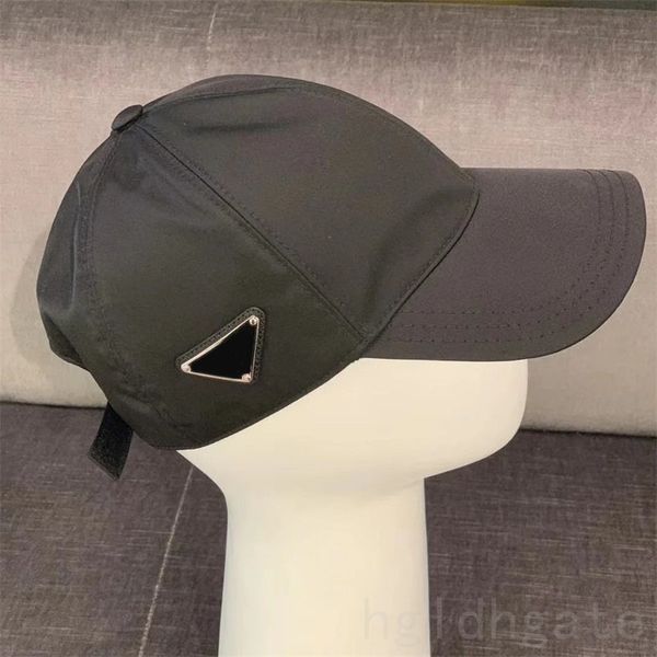 

designer cap black pink fitted hats for men luxurious classic casual youth trendy dress casquette cotton lining triangle nylon baseball caps, Blue;gray