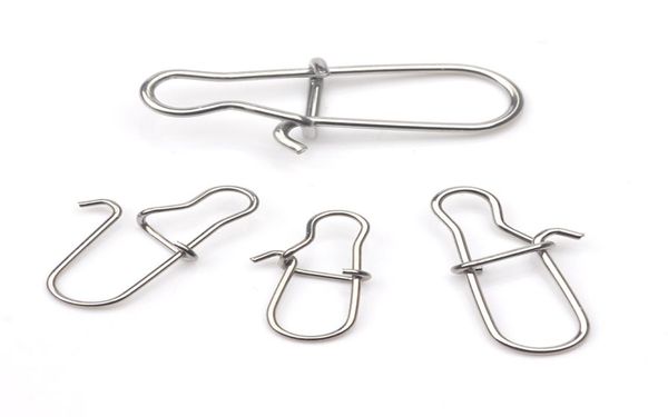 

rompin 100pcs 0005 fishing nice hooked snap pin 304 stainless steel fishing barrel swivel lure connector accessories pesca7689916
